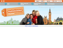 Tablet Screenshot of myholiways.com